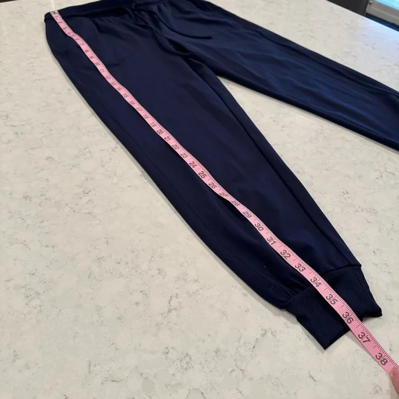 NWT Rachel Zoe Navy Blue Joggers Sweatpants Athletic Workout Bottoms Stretchy - Picture 7 of 10